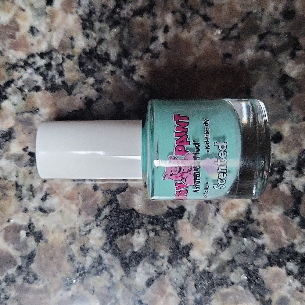 Kids Piggy Paint mint green/blue new all natural scented non-toxic